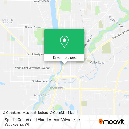 Mapa de Sports Center and Flood Arena