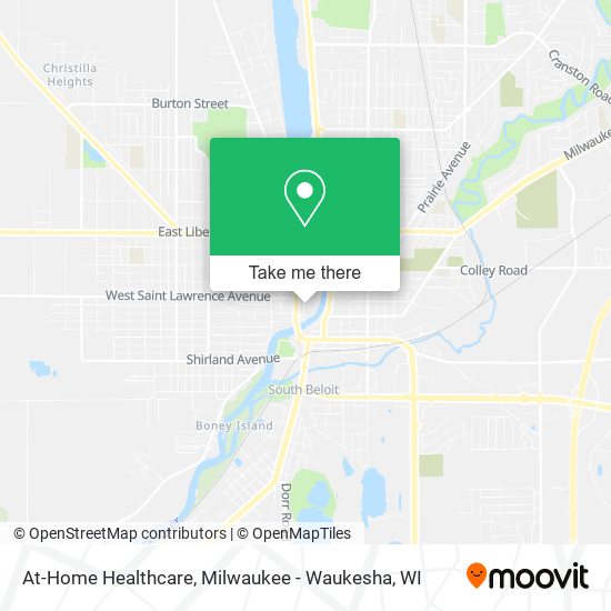 At-Home Healthcare map