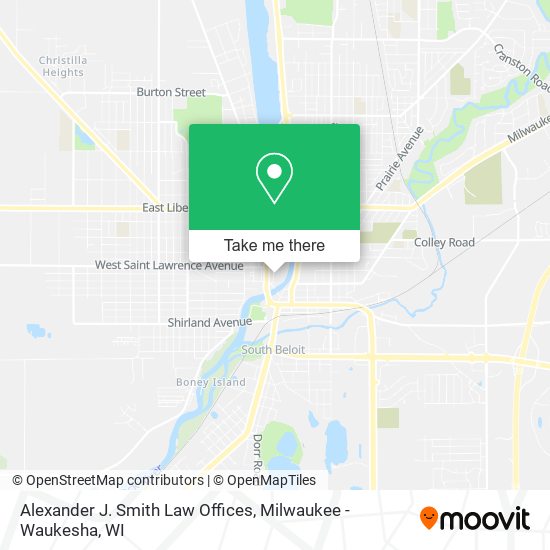 Alexander J. Smith Law Offices map