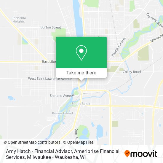 Mapa de Amy Hatch - Financial Advisor, Ameriprise Financial Services