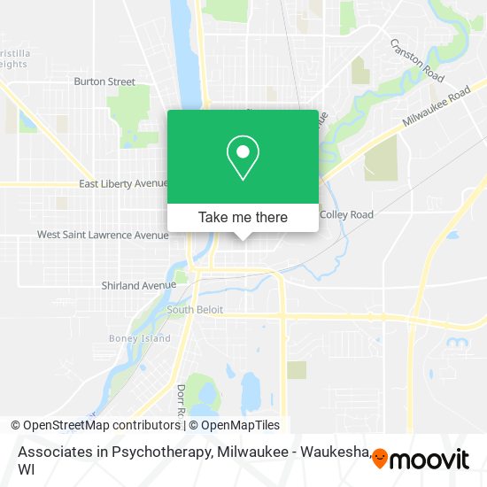 Mapa de Associates in Psychotherapy