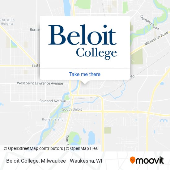 Beloit College map