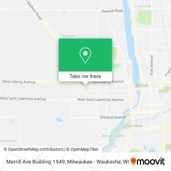 Mapa de Merrill Ave Building 1949