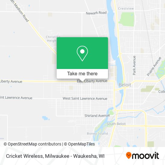 Cricket Wireless map