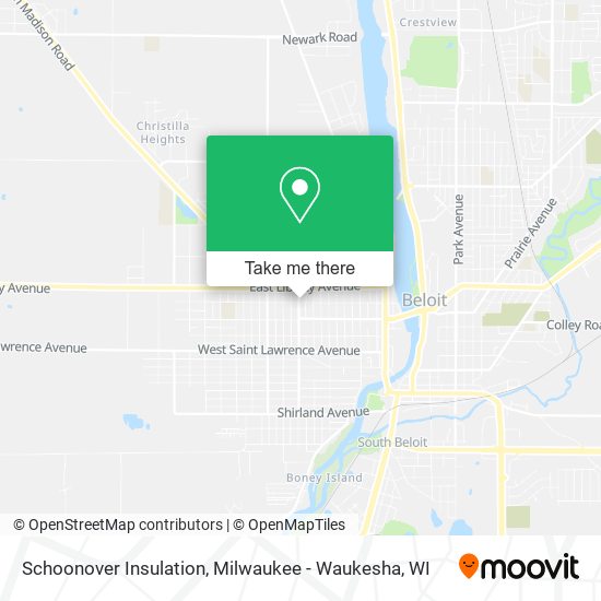 Schoonover Insulation map