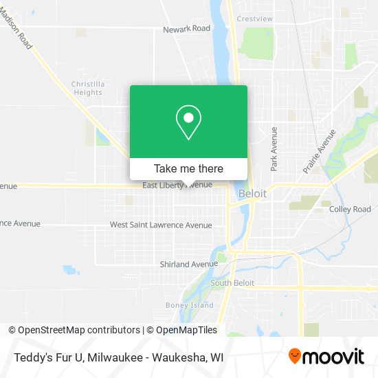 Teddy's Fur U map