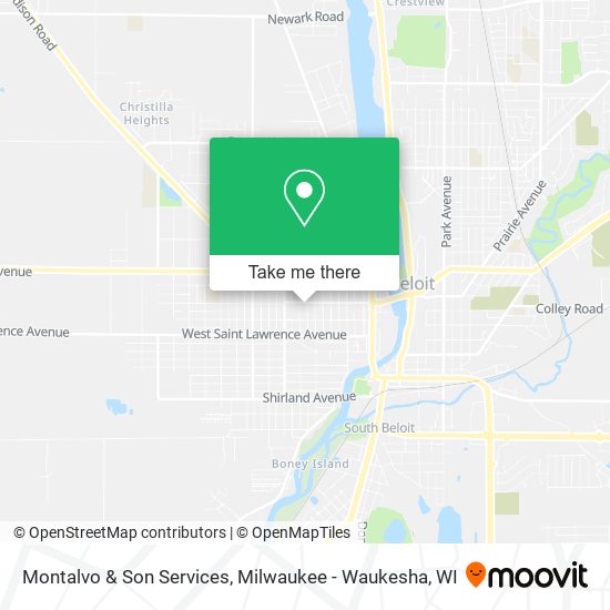 Montalvo & Son Services map