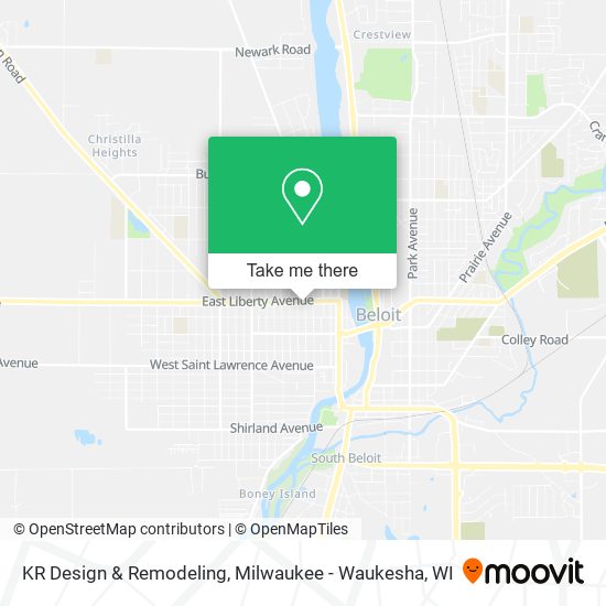KR Design & Remodeling map