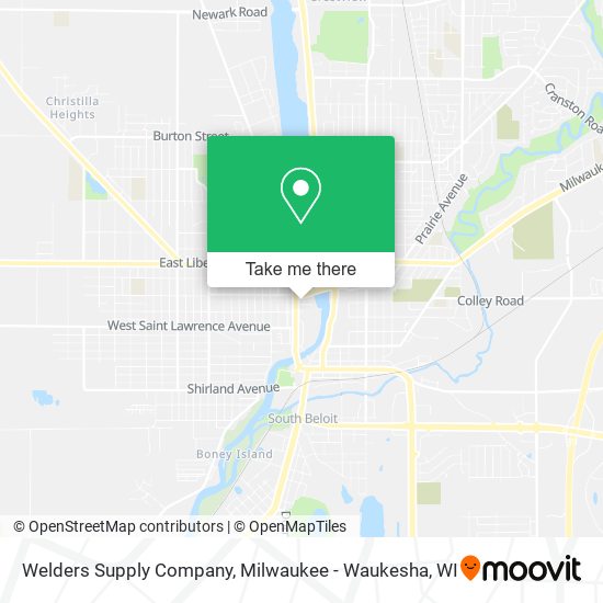 Mapa de Welders Supply Company