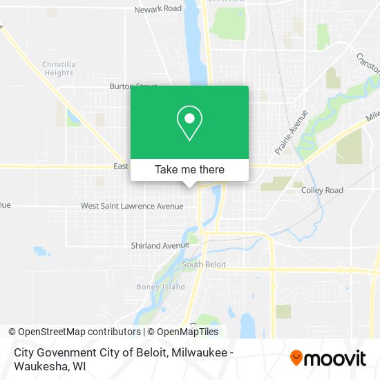 Mapa de City Govenment City of Beloit