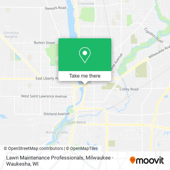 Lawn Maintenance Professionals map