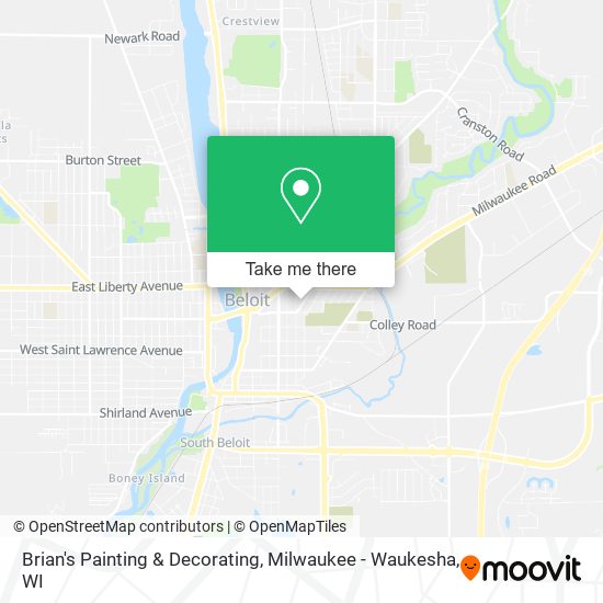 Brian's Painting & Decorating map