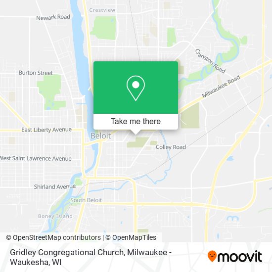 Mapa de Gridley Congregational Church