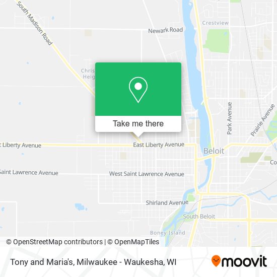 Tony and Maria's map
