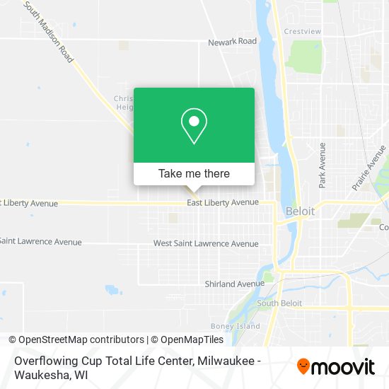 Mapa de Overflowing Cup Total Life Center