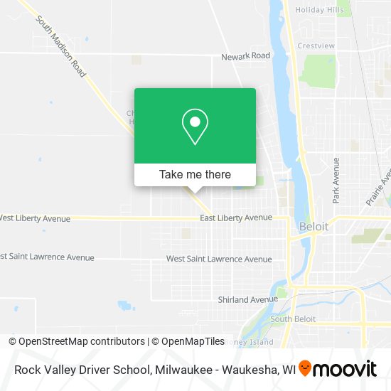 Mapa de Rock Valley Driver School