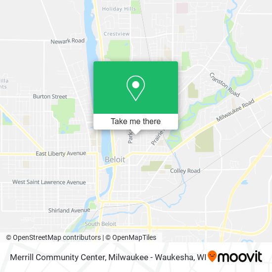 Merrill Community Center map