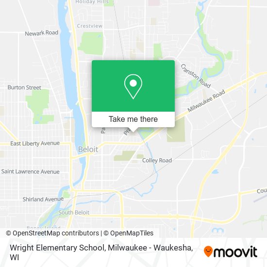 Wright Elementary School map