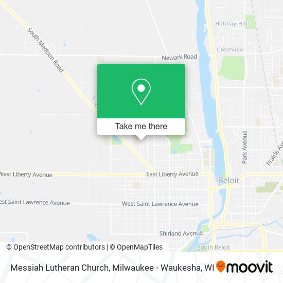 Mapa de Messiah Lutheran Church