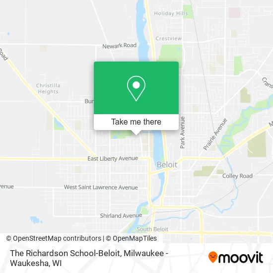 Mapa de The Richardson School-Beloit