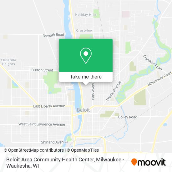 Mapa de Beloit Area Community Health Center