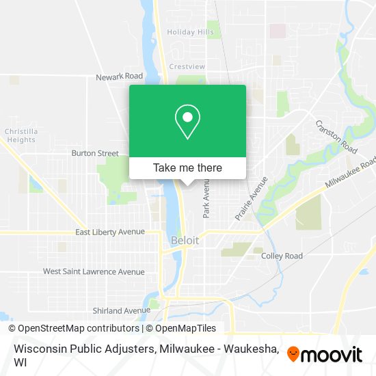 Mapa de Wisconsin Public Adjusters