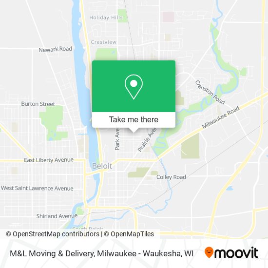 M&L Moving & Delivery map