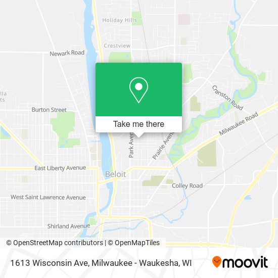 Mapa de 1613 Wisconsin Ave