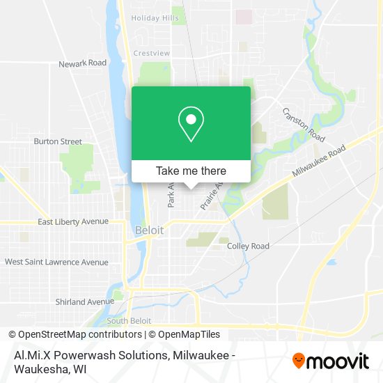 Al.Mi.X Powerwash Solutions map