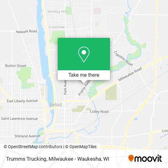 Trumms Trucking map