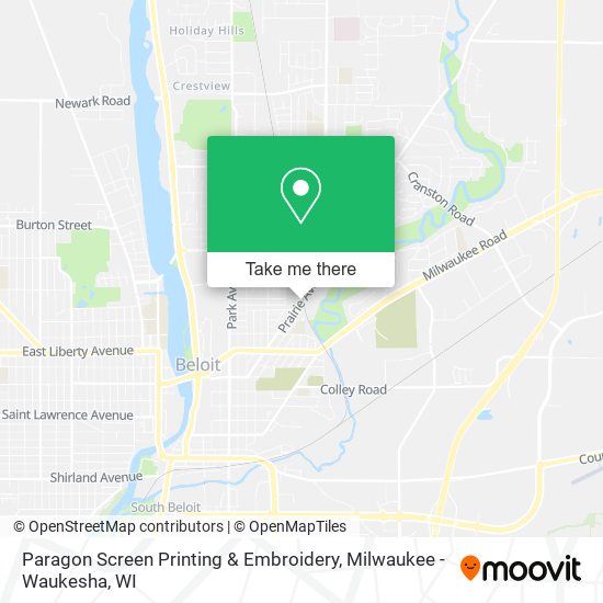 Paragon Screen Printing & Embroidery map
