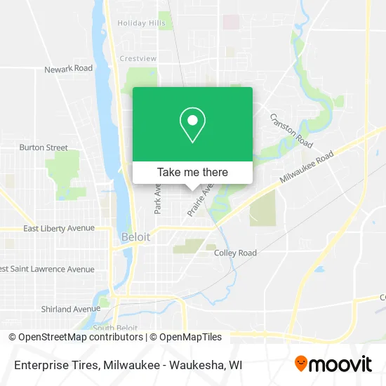 Enterprise Tires map