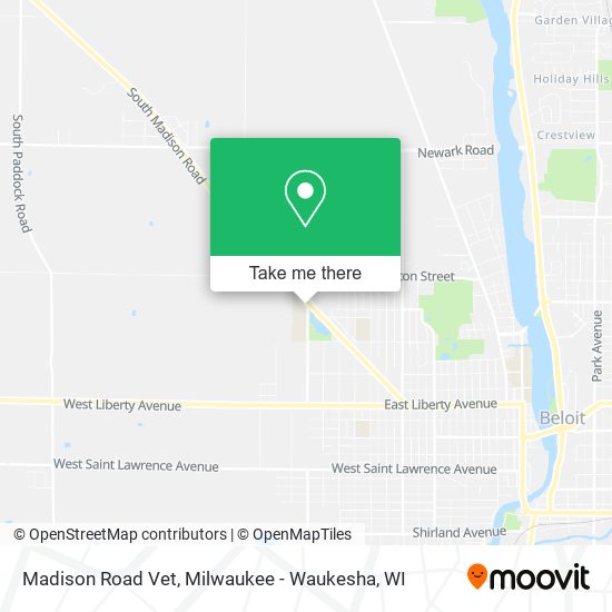 Mapa de Madison Road Vet