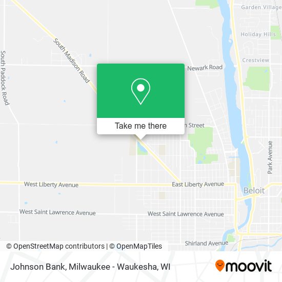 Johnson Bank map