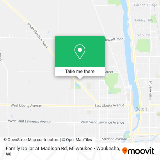 Family Dollar at Madison Rd map