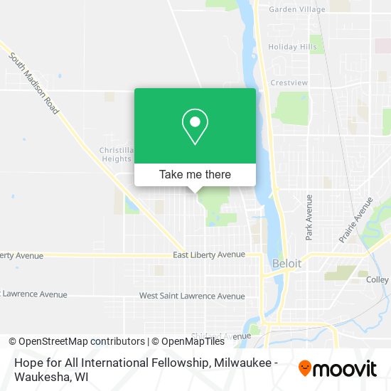Mapa de Hope for All International Fellowship