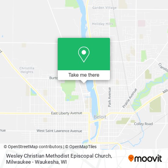 Wesley Christian Methodist Episcopal Church map