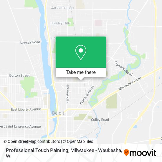 Mapa de Professional Touch Painting