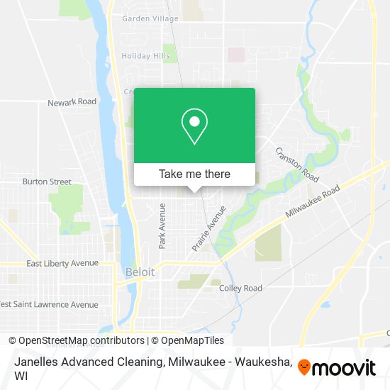 Janelles Advanced Cleaning map