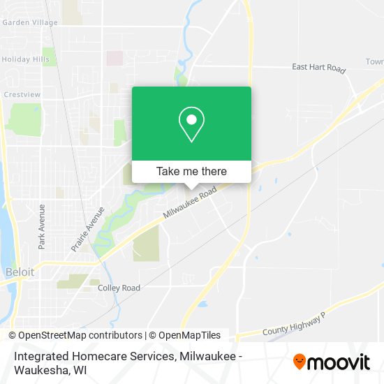 Integrated Homecare Services map