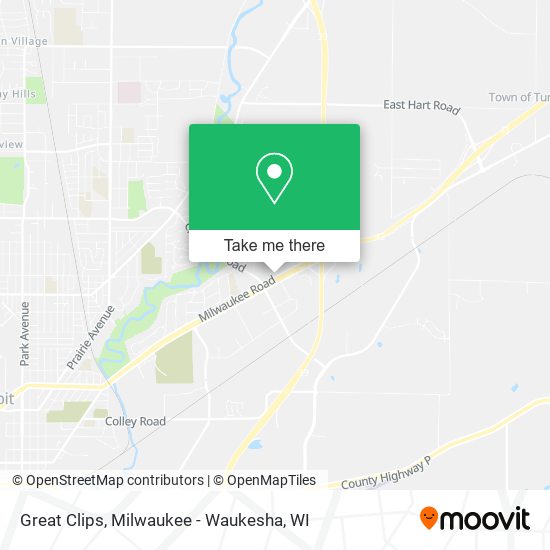 Great Clips map