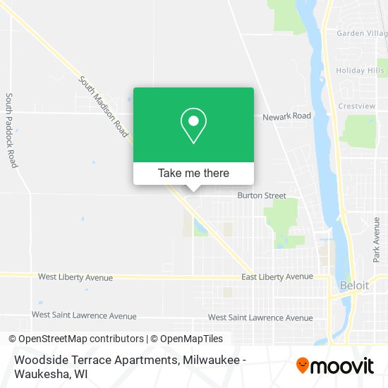 Woodside Terrace Apartments map