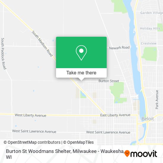 Burton St Woodmans Shelter map