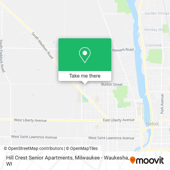 Hill Crest Senior Apartments map