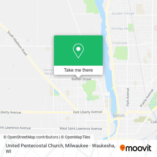 United Pentecostal Church map