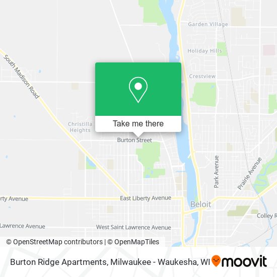 Mapa de Burton Ridge Apartments