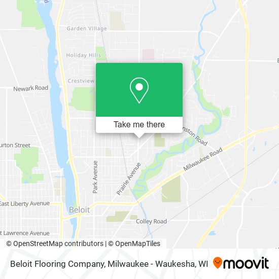 Beloit Flooring Company map