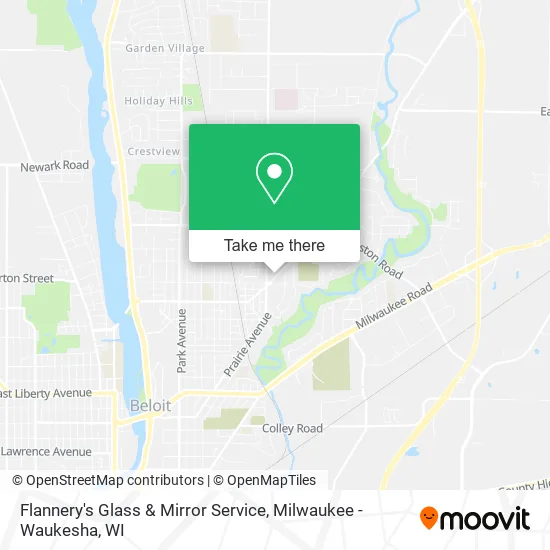 Mapa de Flannery's Glass & Mirror Service