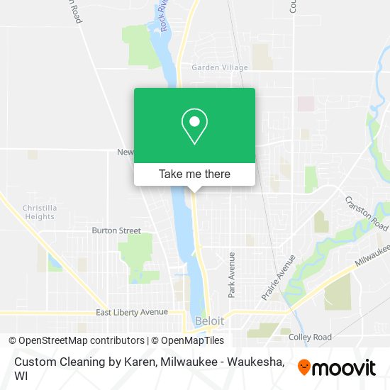 Mapa de Custom Cleaning by Karen