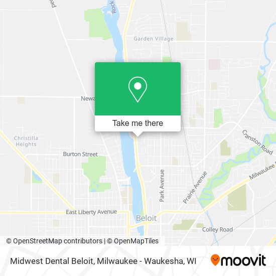 Mapa de Midwest Dental Beloit
